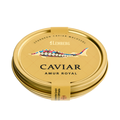 Ікра амурського осетра 100 г Lemberg Amur Royal Caviar