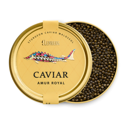 Ікра амурського осетра 100 г Lemberg Amur Royal Caviar