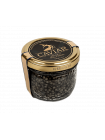 Beluga sturgeon black caviar Aquatir 100 g in a glass jar vacuum