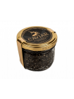 Russian sturgeon black caviar Aquatir 100 g in a glass jar vacuum