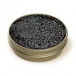 Black caviar of Siberian sturgeon