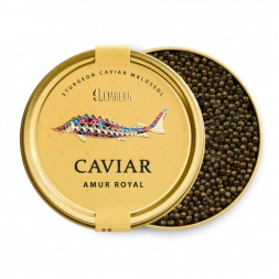Amur sturgeon caviar 100 g Lemberg Amur Royal Caviar